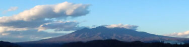 韮崎市から見た八ヶ岳