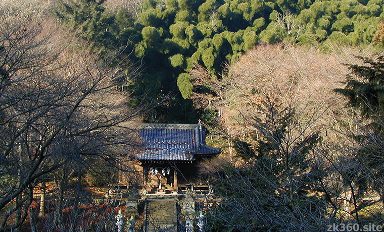 正月の高尾山麓 氷川神社