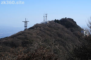 筑波山の女体山の山頂