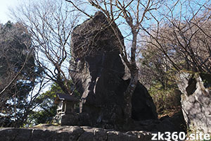筑波山の北斗岩1