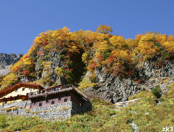 涸沢の黄葉