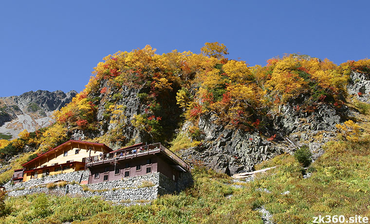 涸沢の黄葉